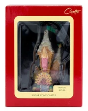 Sugar Cone Castle NEW Carlton Cards Ornament Ice Cream Cones Glitter Fun