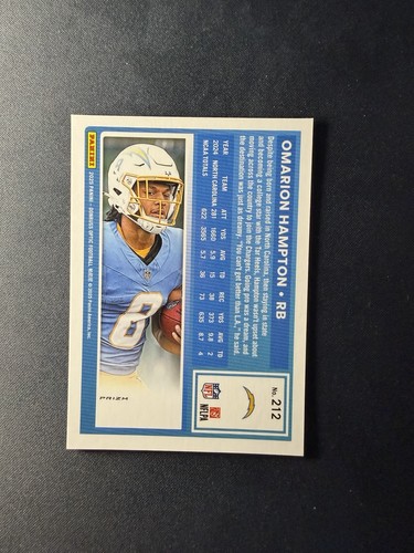 2025 Donruss Optic #212 Omarion Hampton Stars - Picture 2 of 2