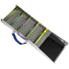 ASR Outdoor 27" Compact Aluminum Sluice Box with Flared Mouth Gold Prospecting