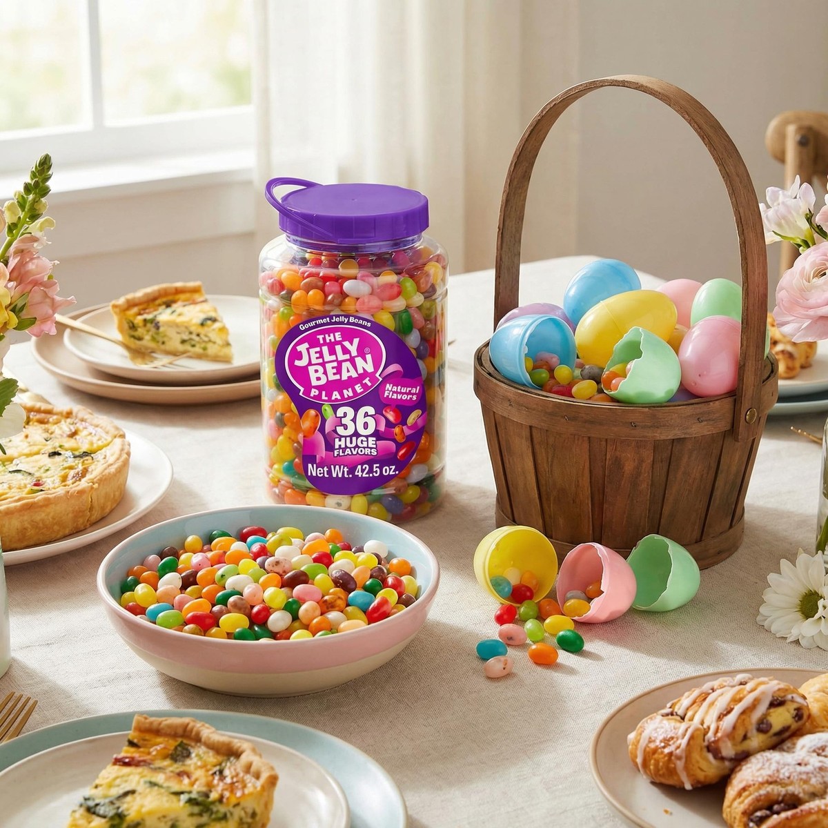 The Jelly Bean Planet, Gourmet Jelly Beans Bulk 42.5 Oz Jar - 36