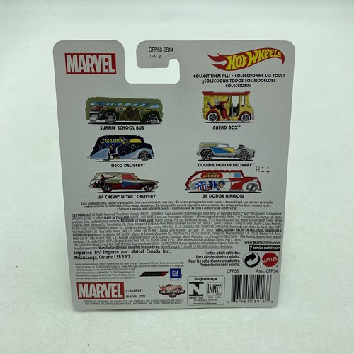 Hot Wheels Mavrel Groot Surfin' School Bus Real Riders Brandneu auf Karte - Bild 2 von 2