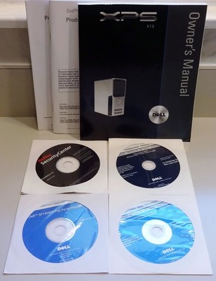 Lot DELL XPS 410 DRIVER Utilities Reinstallation DVD Manual Windows Vista McAfee