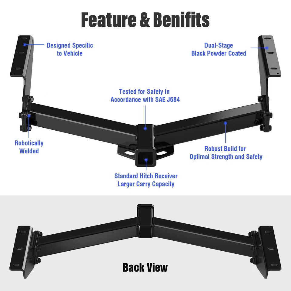 APS Class 3 Trailer Hitch Receiver for Jeep Liberty 2008-2012 - Image 2 of 4