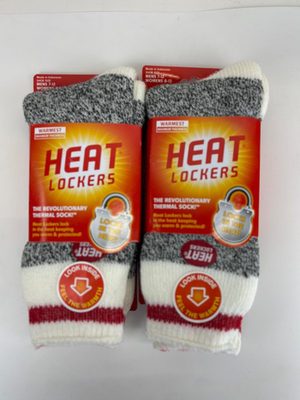 #ad Heat Lockers Revolutionary Thermal Socks 2 Pk $20.99