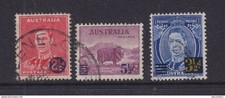 AUSTRALIA - 1941 Surcharges Set Used (18/18)
