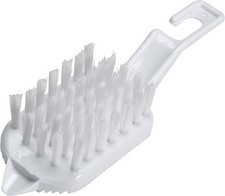 Vegetable Brush Plastic Vegetable Scrubber Durable Bristles and Hook 15 x 6cm