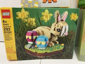 New Lego Easter Spring Builds 40449 Carrot House 40463 Bunny 40202 Chick 30579