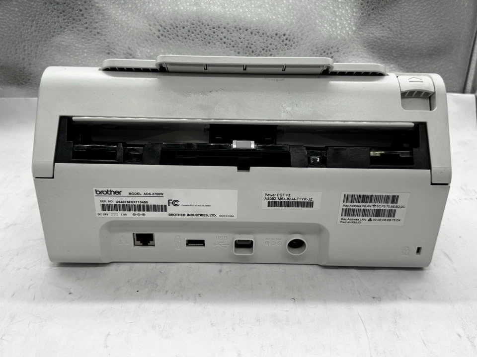 Brother ADS-2700W Wireless Space-Saving High-Speed Color Duplex NO A/C - Image 3 of 4