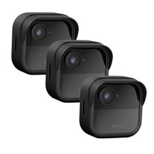 Silicone Case Cover for All-New Blink Outdoor 4 4th 3Pack Black