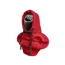 Gear Shift Hoodie, Universal Car Shift Knob Cover, Automotive 1 Piece Red