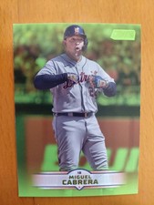 2025 Topps Stadium Club Miguel Cabrera Lime Green #55 Detroit Tigers Baseball