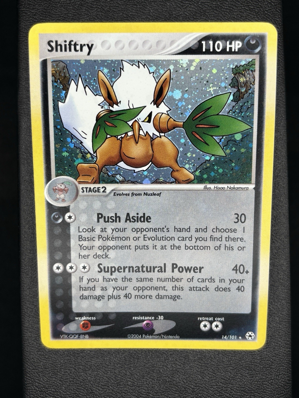 Shiftry 14/101 EX Hidden Legends Holo Rare Pokemon TCG Mint