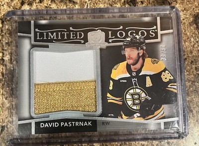 2024-25 Upper Deck The Cup Limited Logos David Pastrnak Game Used Patch 39/50
