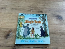 Vintage 1967 Walt Disney The Jungle Book & Record LLP 319