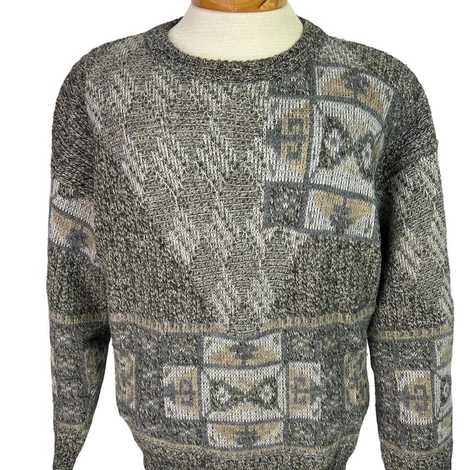 Suéter Pullover Bernard Wagner Hombre Talla Grande Multicolor 10% Alpaca/35% Lana Foto 2 de 4