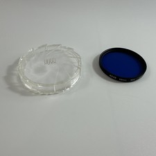 HOYA HMC 55mm 80A Blue Filter with Original HOYA Protective Case - Made in Japan