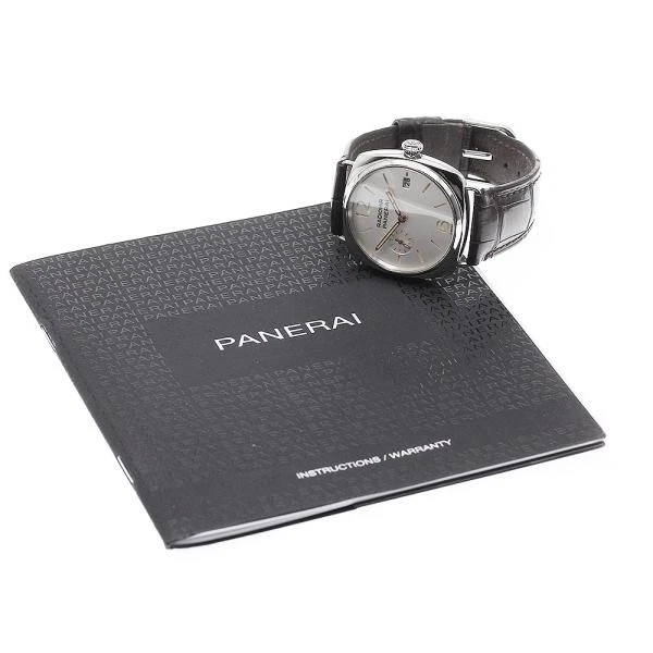 Panerai — Officine Panerai Radiomir Quaranta PAM01292 40mm SS Silver Dial Watch #C2900