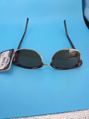 NWT Foster Grant Delaney Tortoiseshell Polarized Aviator Sunglasses UV400 #90477