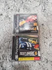 Test Drive 4 & 5 PS1 Sony PlayStation 1 CIB Complete Tested Working Black Label