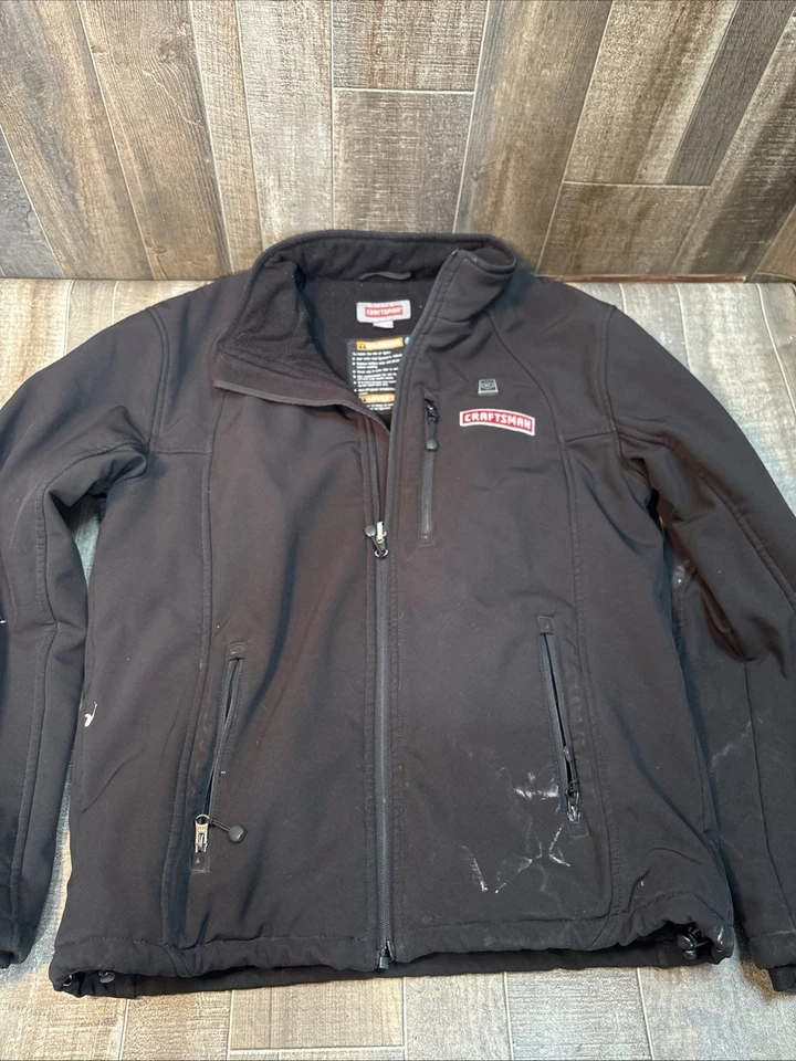 Chaqueta Craftsman Heated Soft Shell Negra Hombre Talla M Batería No Incluida  Foto 3 de 4