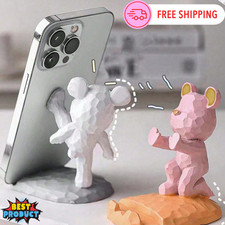 Animal Desk Mobile Phone Stand 1pc Bear Shape Cell Phone Tablet Holder Stand NEW