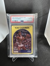 1990 Hoops Superstars #77 TOM CHAMBERS PSA 6 Phoenix Suns