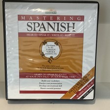 Barron's Mastering Spanish Level One Book & 12 Cassettes Language Course