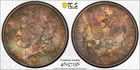 1904 O Morgan Silver Dollar Toned 2 Sided PCGS MS 64