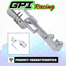 Silver Car Turbo Sound Whistle Simulator Muffler Tip Blow Off Valve Noise L Silver Car Turbo Sound Whistle Simulator Muffler Tip Blow Off Valve Noise L