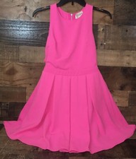 L’ATISTE Dress Women Small Pink Princess Cocktail Event Pleated  Party Fairycore