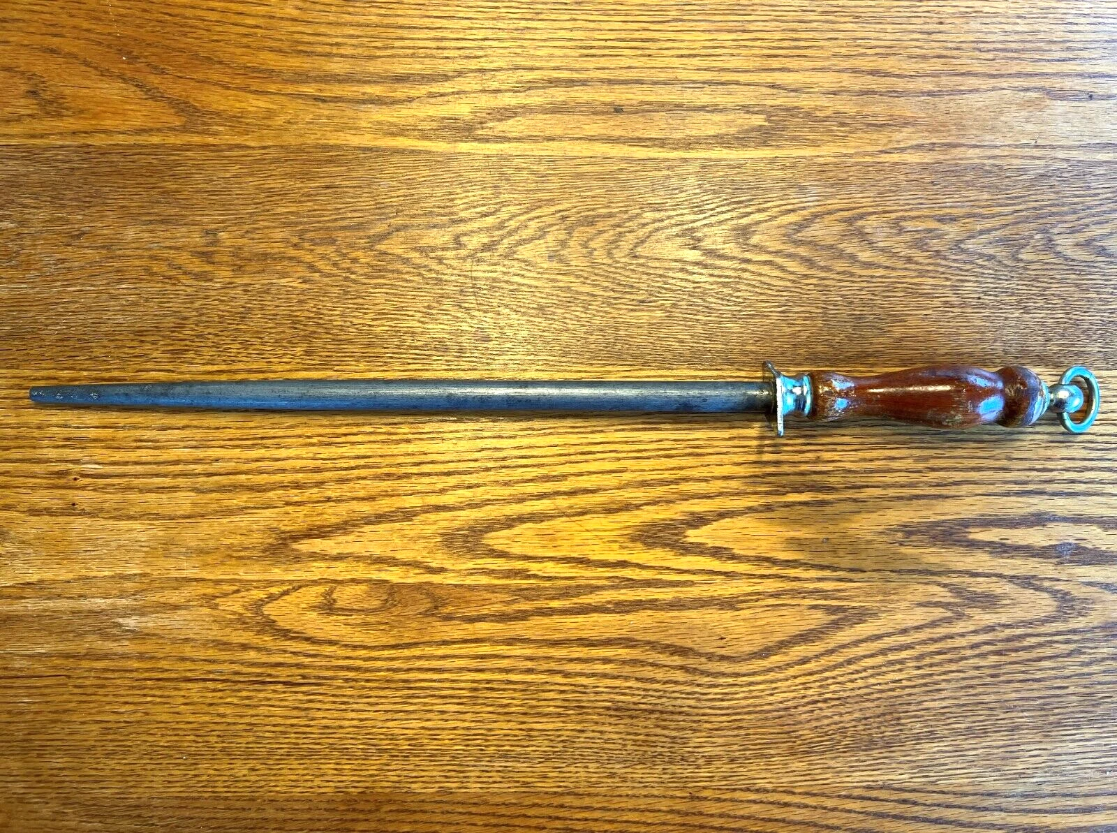 VTG DEXTER SHARPENING STEEL HONING ROD 21" OVERALL LENGTH W/ RING 14" ROD USA
Opens in a new window