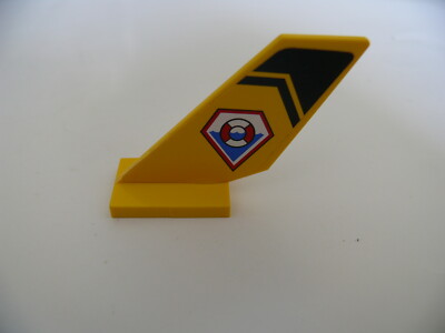 Lego 1 Heck Shuttle mit Logo der Küstenwache & schwarzem Chevron auf beiden Seiten Set 7044
