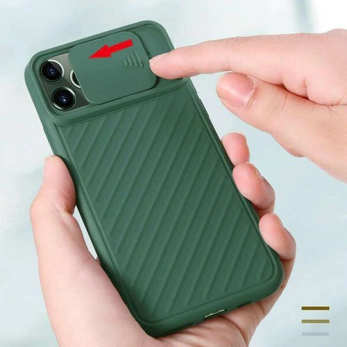 iPHONE 11 Case - Silicone Case with Camera Lens Protector Slide Cover - Picture 8 of 18