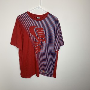red and white nike shirt mens