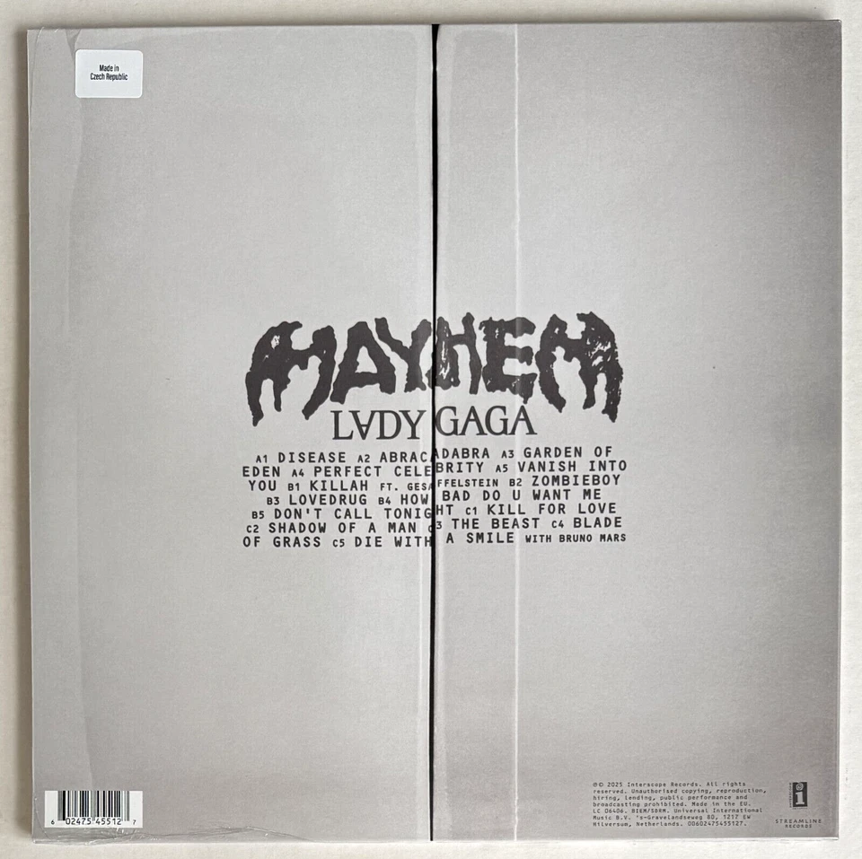 LADY GAGA * MAYHEM * HMV EXCLUSIVE LIMITED ALTERNATE ART 2x YELLOW VINYL * BN&M! - Image 2 of 4