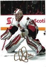 Chris Driedger Autographed 4x6 Color Photo Ottawa Senators Goalie #32 B