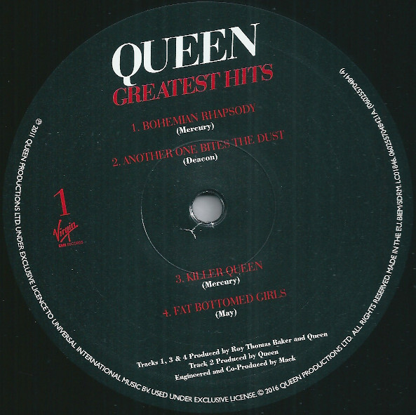 欧2LP Queen Greatest Hits 0602557048414 Virgin EMI Records 未開封 /00660 Queen - Greatest Hits - Virgin EMI Records - 602557048414