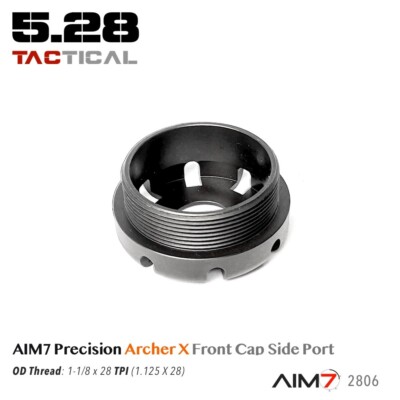 Aim7 ALPHACLOAK Brake Billet 1.125X28 (1 1/8X28 TPI) End Cap Steel