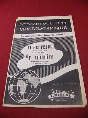 Akkordeon Noten El Prfesor Murato Ay Chiquita Gento