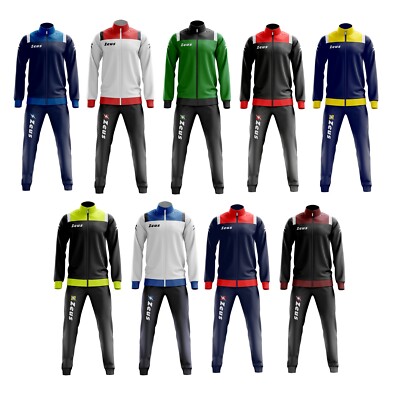 ZEUS SPORTANZUG MODELL RELAX VESUV TRAINING RUNNING FULL ZIP UNISEX
