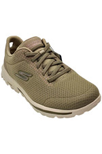 Skechers GOwalk Travel Vegan Washable Bungee Sneaker Bali Island Taupe
