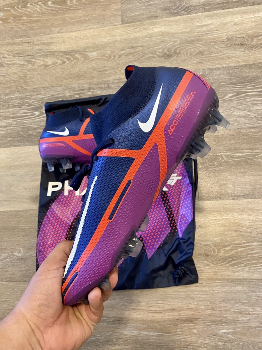 Nike Phantom GT Elite DF FG Vivid Purple Navy CZ9889-415 Men's 8