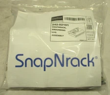 NEW BOX OF 20 SNAPNRACK 242-02101 GROUNDING LUG ASSEMBLY