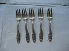 Five Gorham Sterling Silver Forks 6.5 Inches Long