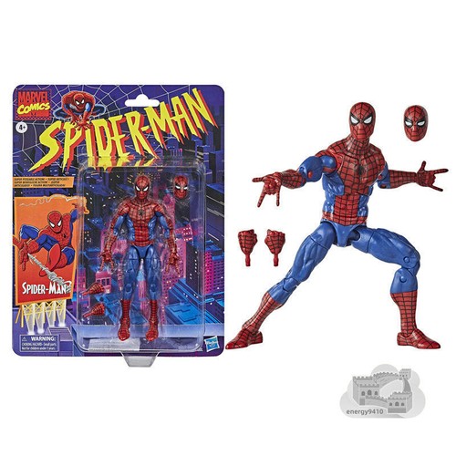 Figura de acción Spider-Man Marvel Legends serie retro clásica Spiderman de 6 pulgadas - Imagen 3 de 18