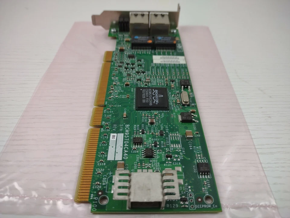 Adaptador IBM 73P4219 NetXtreme1000T 2 puertos PCI-x 73P4209 6Y500 Broadcom Ethernet Foto 3 de 4