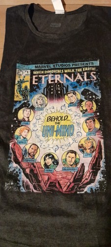 Marvel Eternals Heroes Comic book cover Festival graphic tank top size Small - Picture 2 of 5