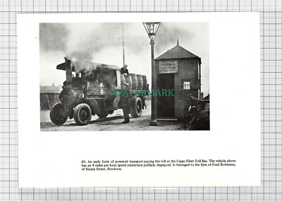 C4077) Middlesbrough Cargo Fleet Toll Bar - Buchdruck