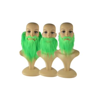 St.Patrick s Day Decoration Irish Green Beard Big Beard Full Beard cosplay prop