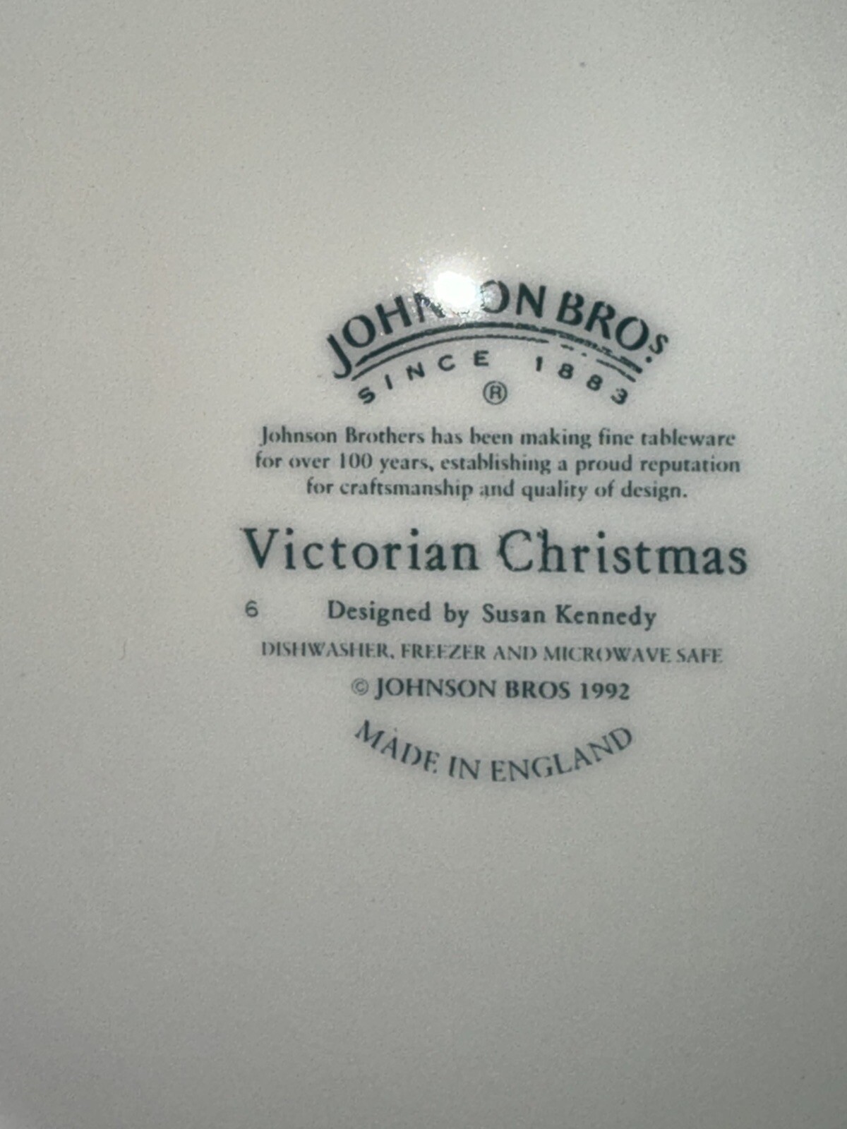 Johnson Brothers Victorian Christmas China 27 Piece Set eBay